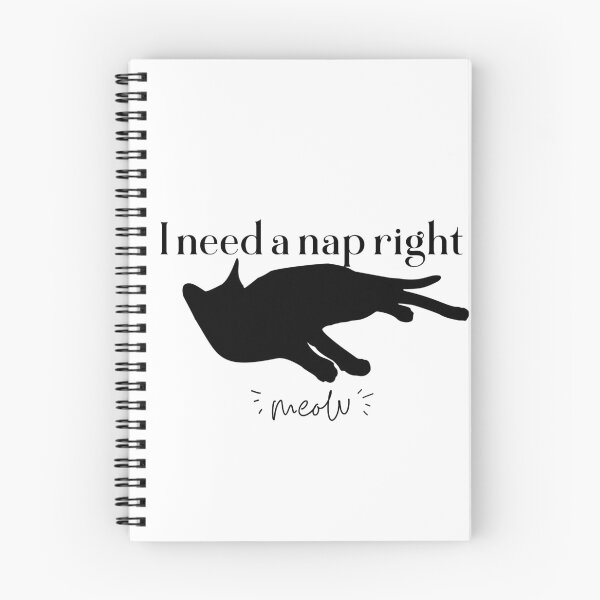 Item preview, I Need a Nap Right Meow Napping Cat  designed and sold by gsproductsgs.