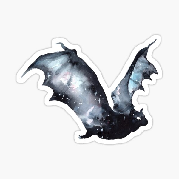 Galaxy Bat Sticker