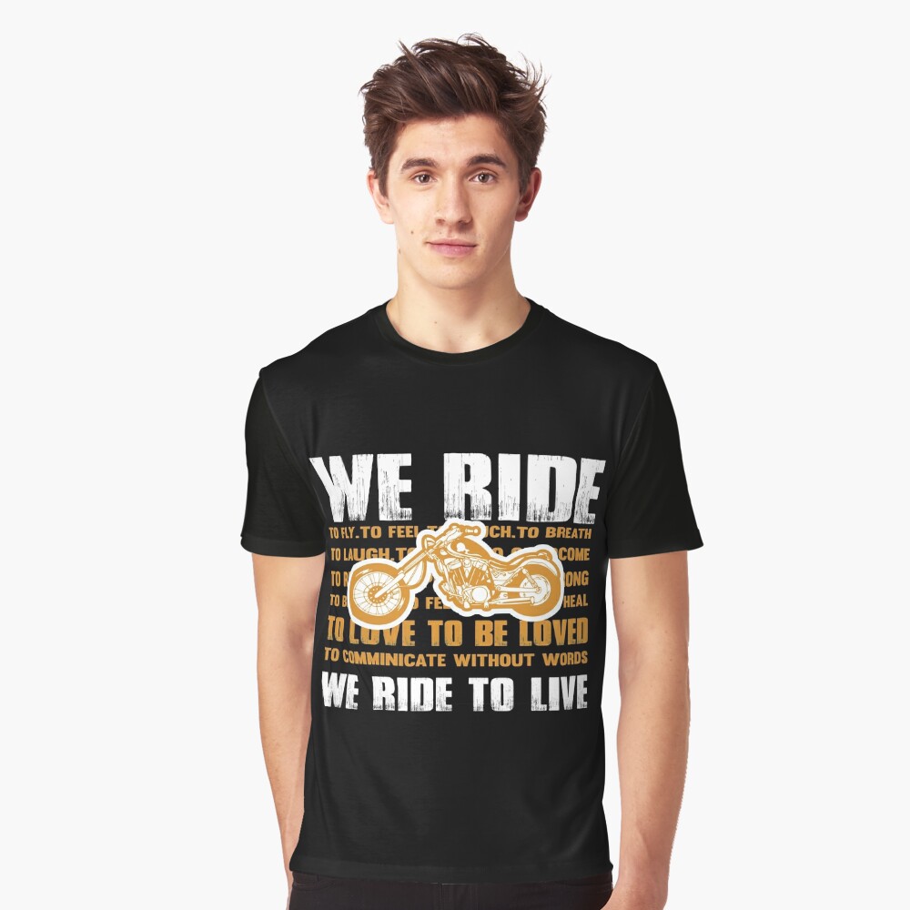 WE Ride to Live Short-Sleeve Unisex T-Shirt