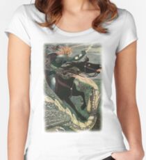 FALCON THE HUNTER from the story ILYA AND FALCON THE HUNTER in the book The Russian Story Book Fitted Scoop T-Shirt