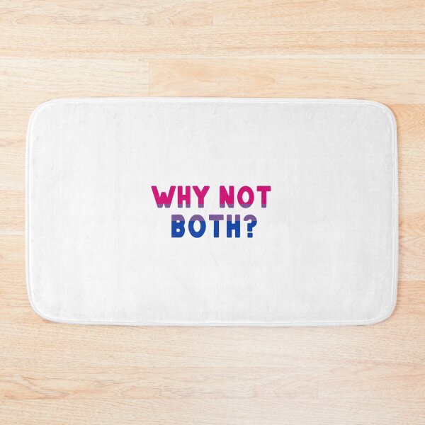 Item preview, Why Not Both Bisexual Flag designed and sold by radiantdark.