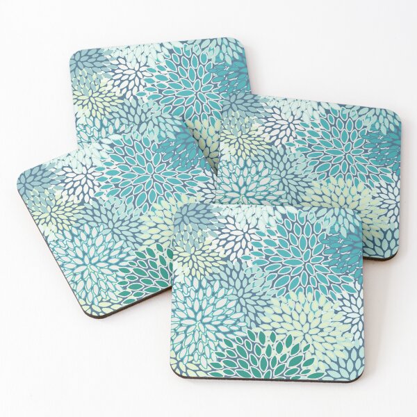 Item preview, Floral Pattern, Teal, Blue, Green designed and sold by meggydesigns.