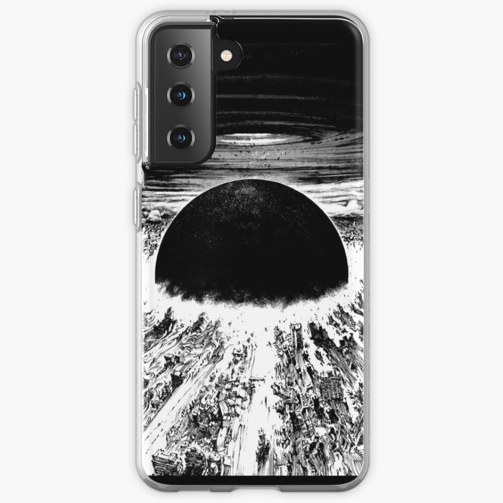 Akira cyberpunk city explosion Samsung Galaxy Phone Case