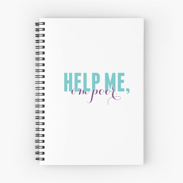 Item preview, Help me, I'm poor - blue/purple designed and sold by Calliewilleford.