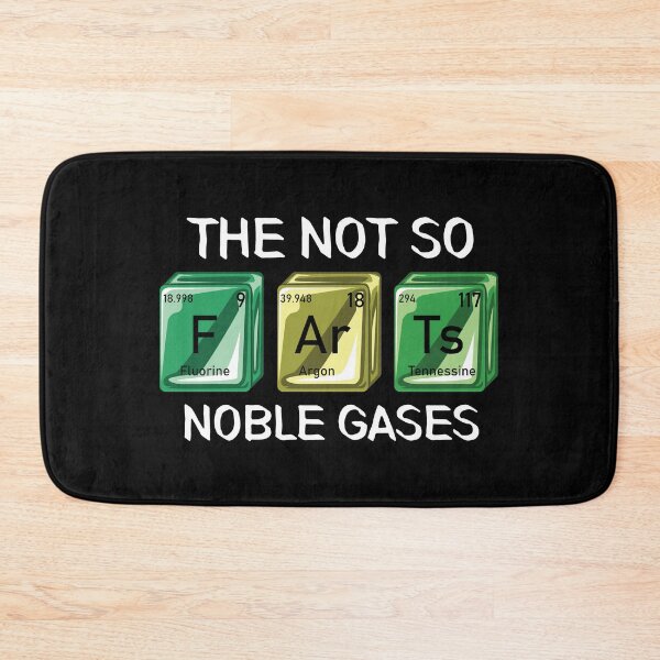 Item preview, The Not So Noble Gases / Funny Chemistry Science Periodic Table Farts School Humor Teacher Professor Student  designed and sold by SimonGs.