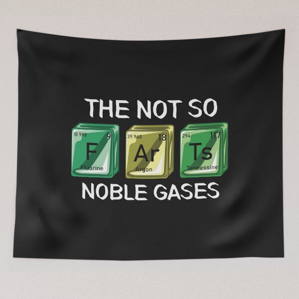 Item preview, The Not So Noble Gases / Funny Chemistry Science Periodic Table Farts School Humor Teacher Professor Student  designed and sold by SimonGs.