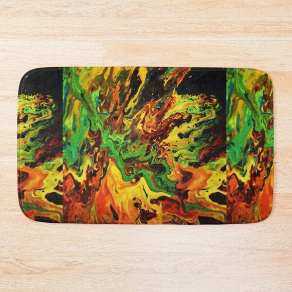 Item preview, wild and dirty red and green fire designed and sold by myatticstudio.