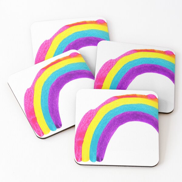 Item preview, Neon Bright Rainbow Paint Swipe designed and sold by Daydreamer Alley.