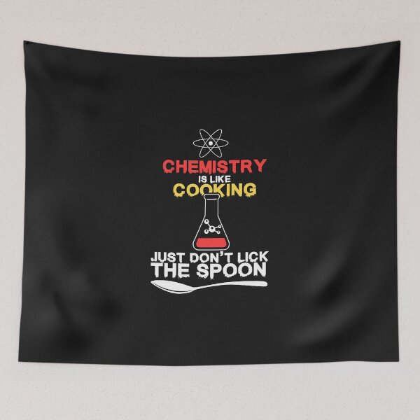 Item preview, Chemistry is like Cooking But Dont Lick The Spoon / Funny Chemistry Science School Cooking Humor Teacher Professor Student  designed and sold by SimonGs.