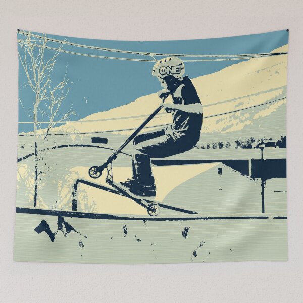 Item preview, Getting Air - Scooter Boy designed and sold by NaturePrints.