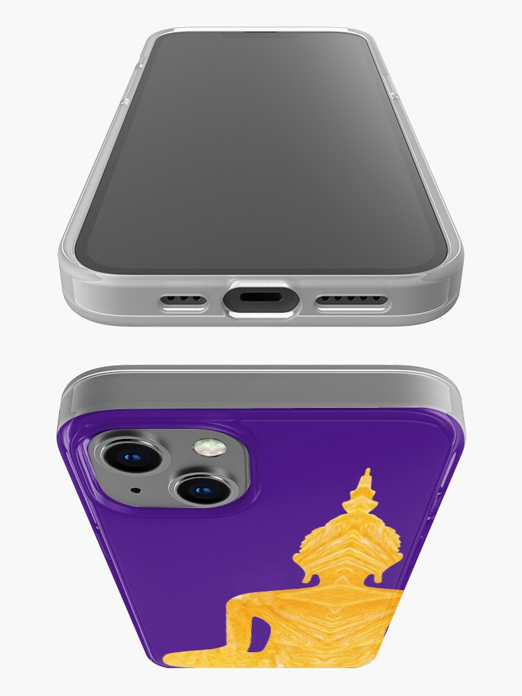 Alternate view of Buddha meditation iPhone Case
