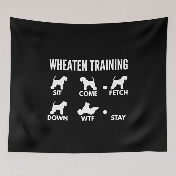 Item preview, Entrenamiento de trigo - Soft Coated Wheaten Terrier Tricks designed and sold by DoggyStyles.