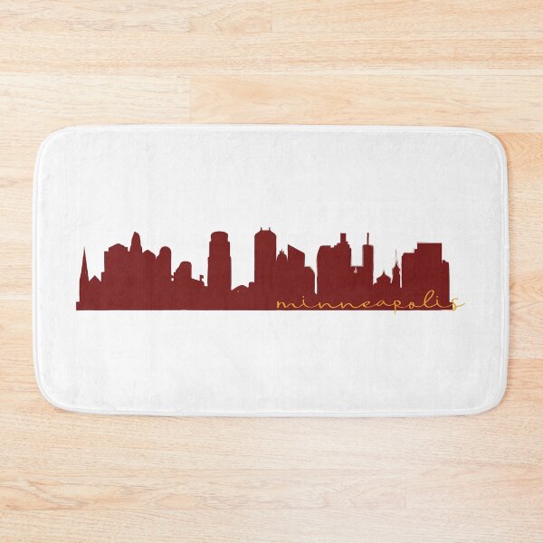 Item preview, Minneapolis Skyline, Maroon designed and sold by Mary Ellen  Ritter.