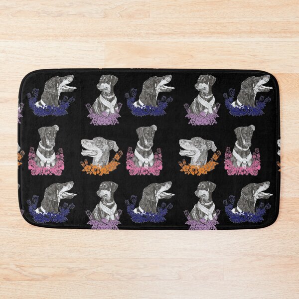 Item preview, Doberman Floral designed and sold by Eva Dobie Arts.