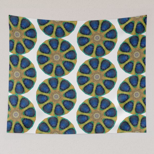 Item preview, Peacock feather kaleidoscope designed and sold by Marlene Wagenhofer.
