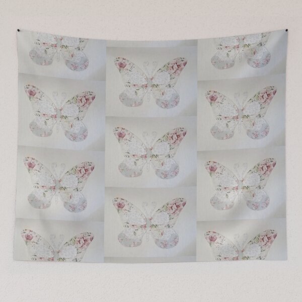 Item preview, Cottage Style Butterfly Collage designed and sold by EmilyAmeliaArt.