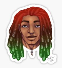 Dreads are cool. Sticker