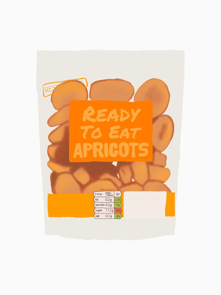 "Ready to eat Apricots James Acaster " Tshirt for Sale by FilthyAnnaMalle Redbubble