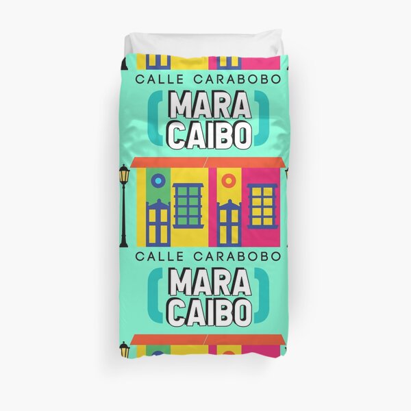 Maracaibo Carabobo Street Duvet Cover