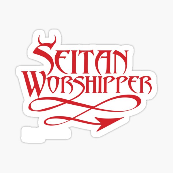 Seitan Worshipper Sticker