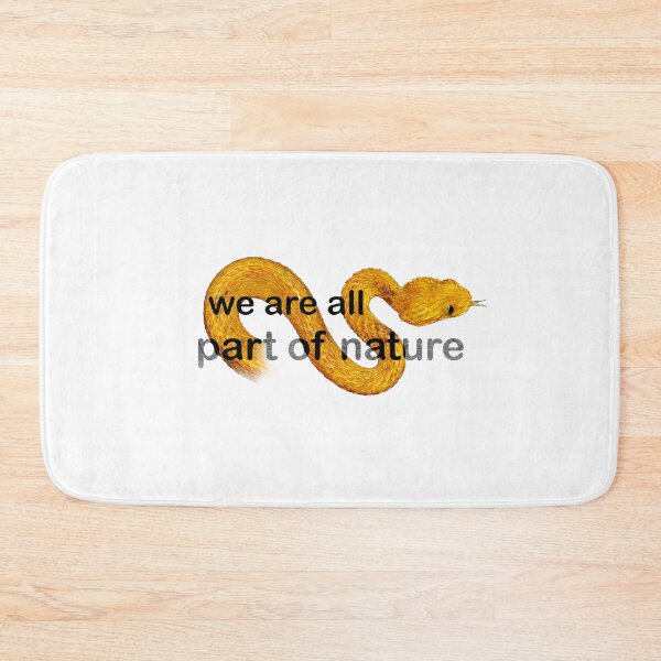 Item preview, We are all Part of Nature_white designed and sold by ReptileAmphibia.