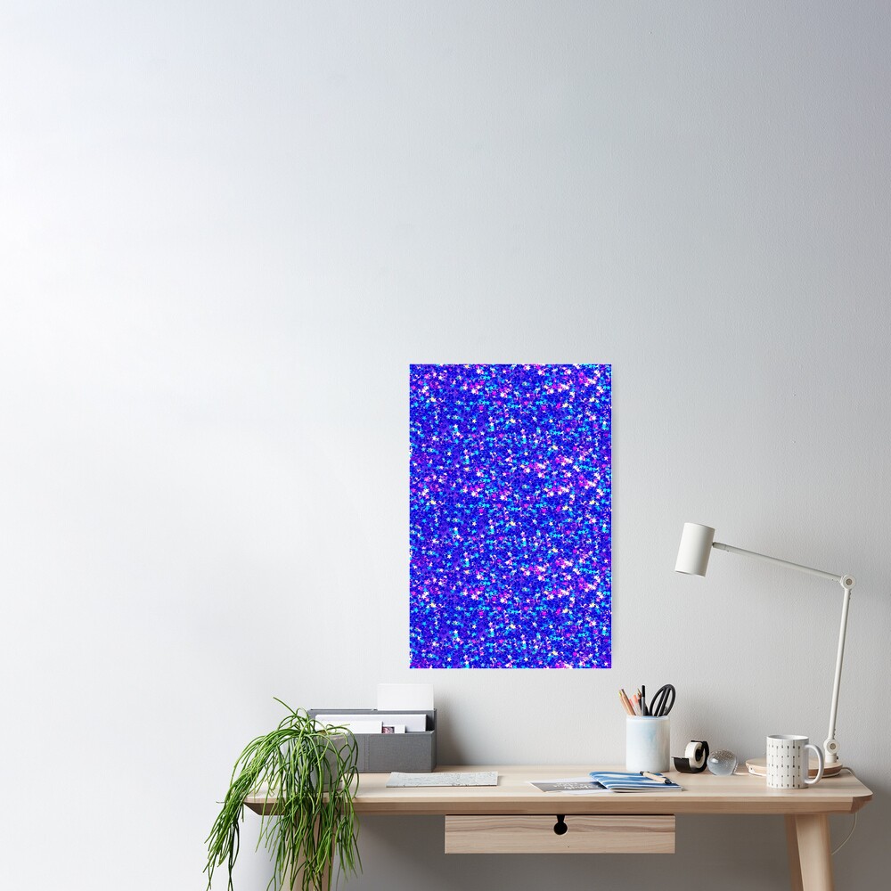 Glitter Stars, Star Glitter, Sparkle Confetti Stars, Multi-color with  Blue Tint,  Art Board Print for Sale by EclecticAtHeART