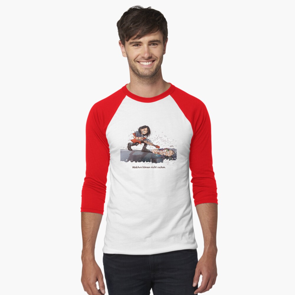 Artikel-Vorschau von Baseballshirt mit 3/4-Arm, designt und verkauft von joti.
