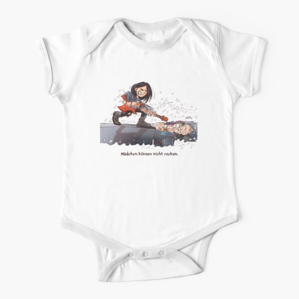 Mädchen können nicht rocken Baby Body Kurzarm