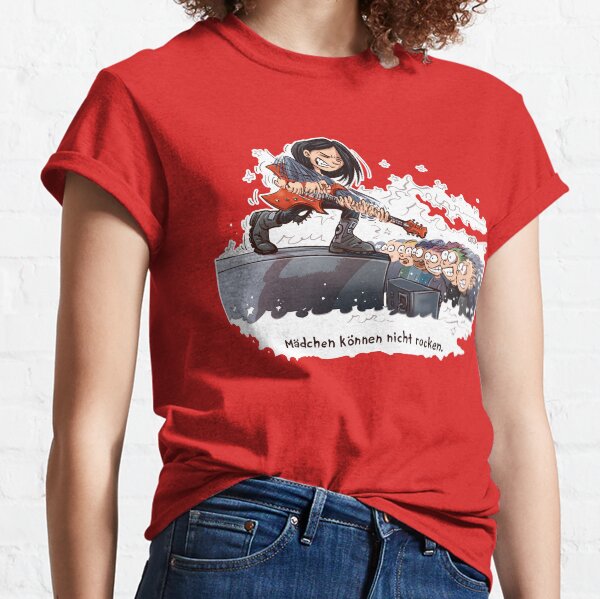 Mädchen können nicht rocken Classic T-Shirt