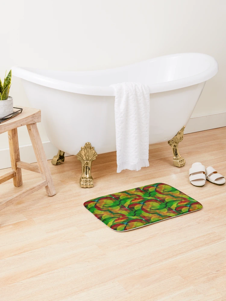 Thumbnail 2 of 6, Bath Mat, Discernment designed and sold by InfinitePathArt.