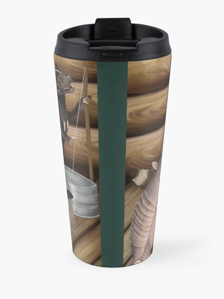 Alternate view of The Roadkill Rebels - Animals playing Instruments Travel Mug