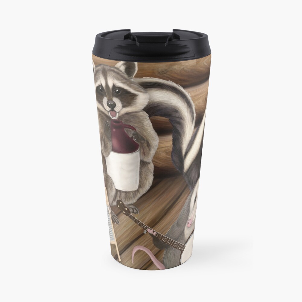 The Roadkill Rebels - Animals playing Instruments Travel Mug