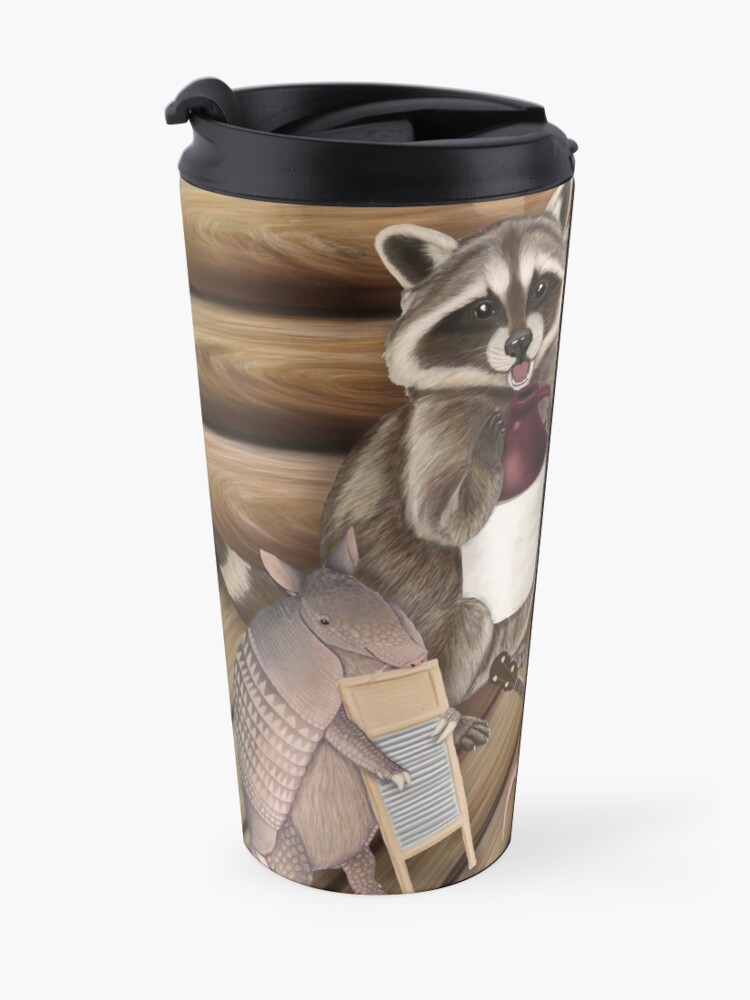 Alternate view of The Roadkill Rebels - Animals playing Instruments Travel Mug
