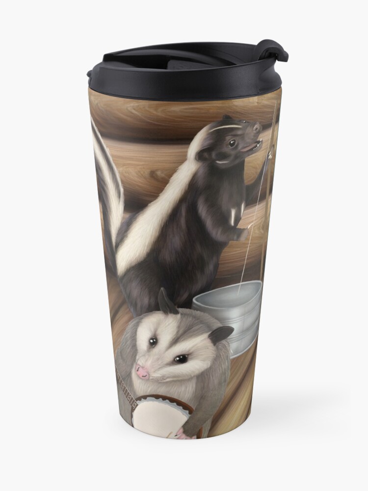 Alternate view of The Roadkill Rebels - Animals playing Instruments Travel Mug
