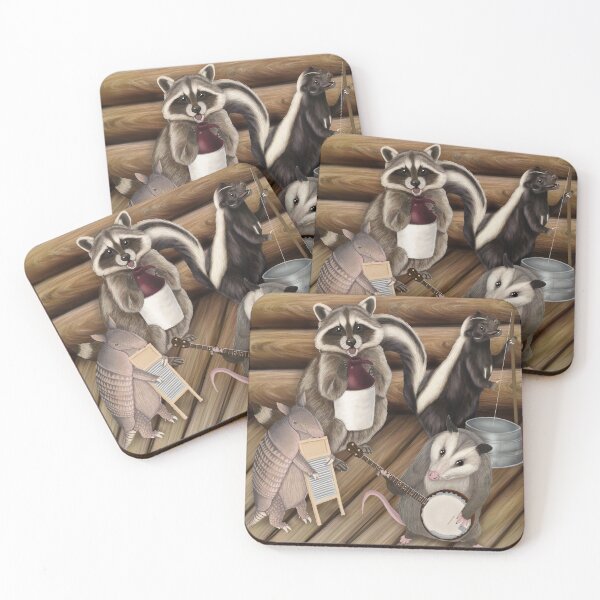 Item preview, The Roadkill Rebels - Animals playing Instruments designed and sold by Mehu.