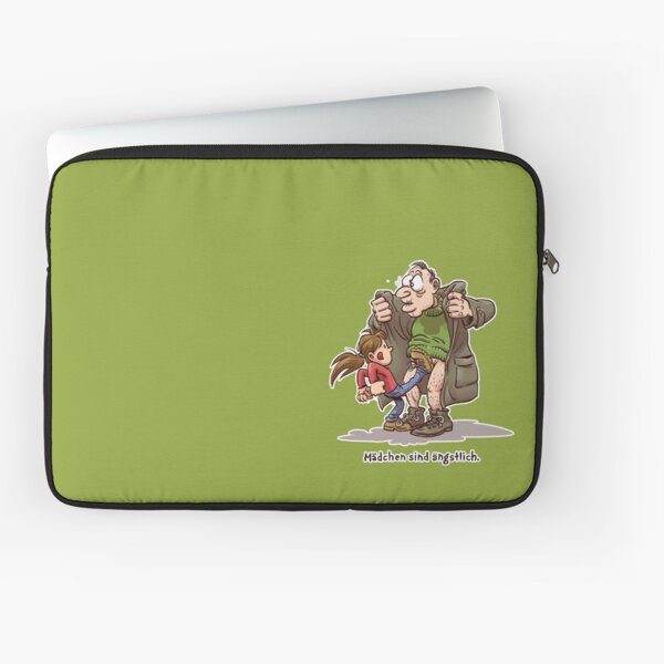 Mädchen sind ängstlich Laptoptasche