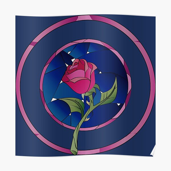 Beauty Beast Rose Posters for Sale | Redbubble