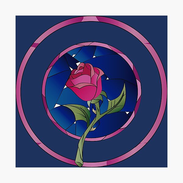 Beauty And The Beast Rose Wall Art Redbubble