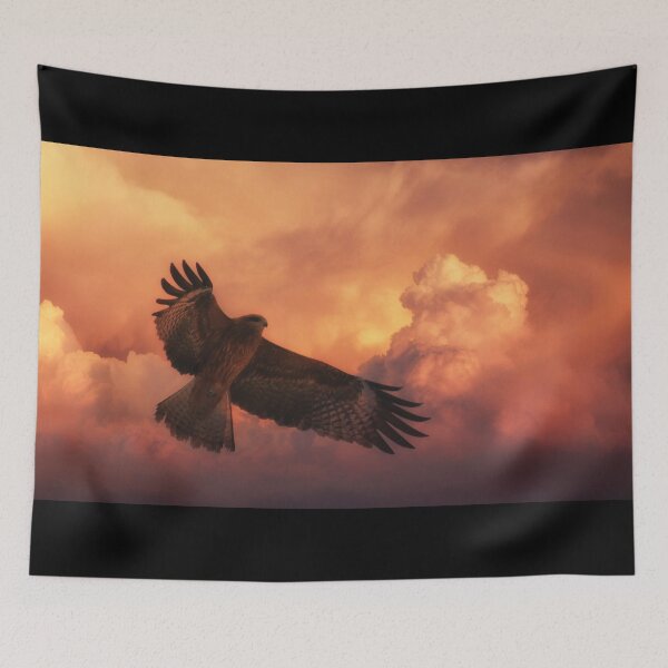 Item preview, Hawk in the clouds designed and sold by azule1.