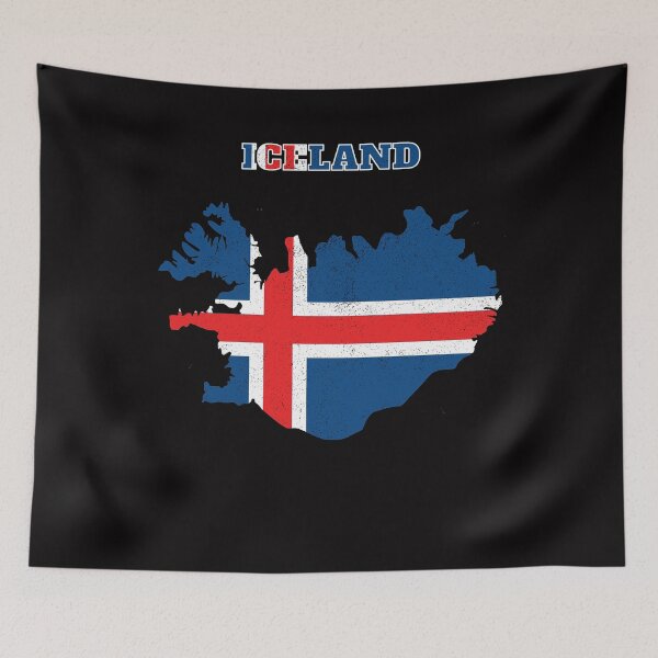 Item preview, Iceland map, Iceland map flag designed and sold by marosharaf.