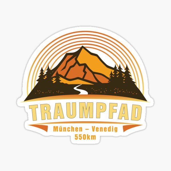 Traumpfad - München - Venedig Sticker