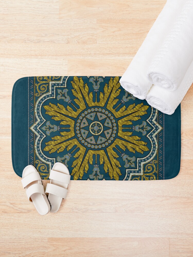 Alternate view of Blue Star Point Deco Bath Mat