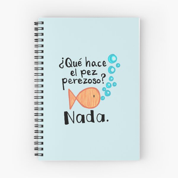 Item preview, Spanish lazy fish joke designed and sold by isabelladaley.