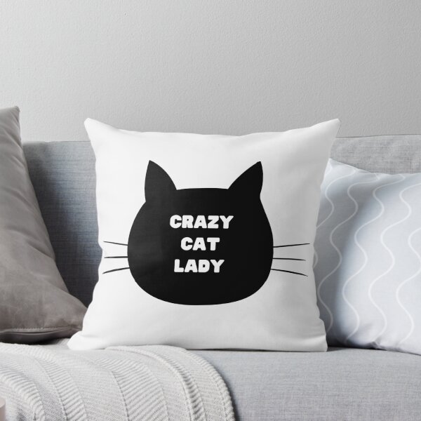 Item preview, Crazy Cat Lady Black Graphic Design designed and sold by angelmalfoy.