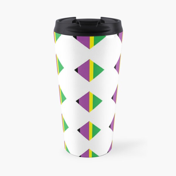 #Pattern, #textile, #design, #abstract, decoration, geometry, scrapbook, illustration, repetition Travel Coffee Mug