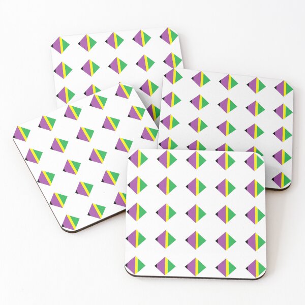 #Pattern, #textile, #design, #abstract, decoration, geometry, scrapbook, illustration, repetition Coasters (Set of 4)
