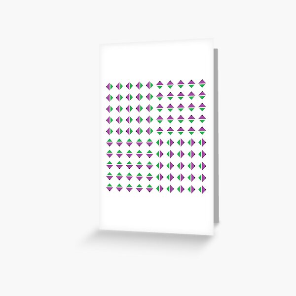 #Pattern, #textile, #design, #abstract, decoration, geometry, scrapbook, illustration, repetition Greeting Card
