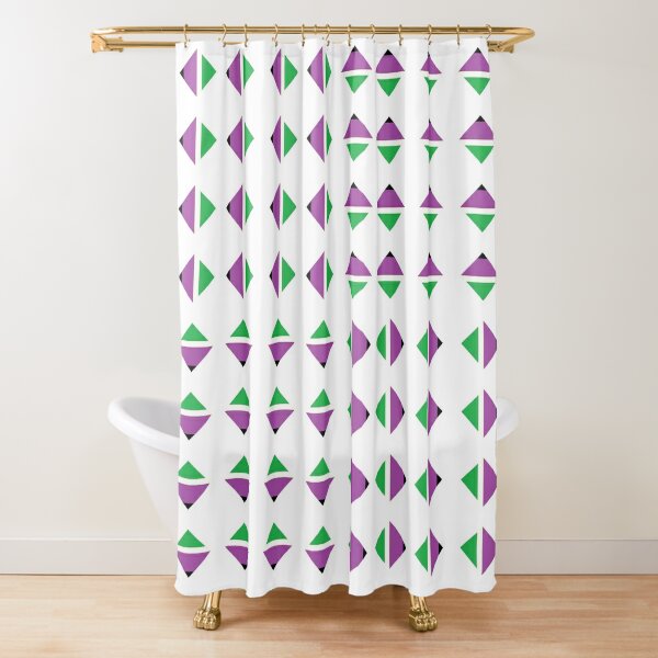 #Pattern, #textile, #design, #abstract, decoration, geometry, scrapbook, illustration, repetition Shower Curtain
