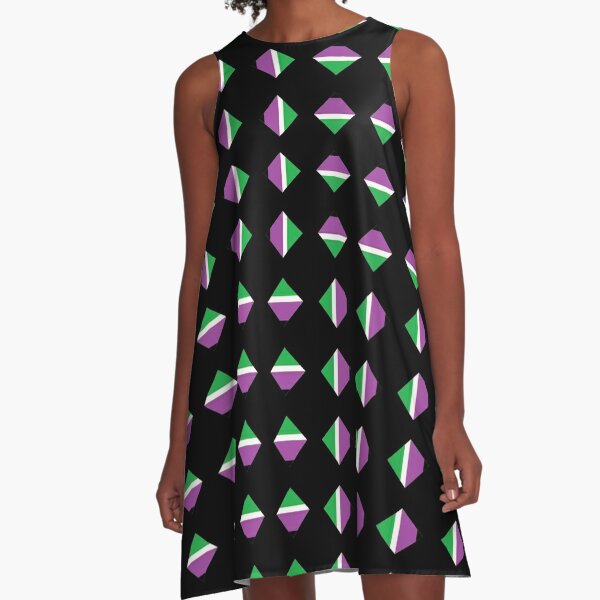 #Pattern, #textile, #design, #abstract, decoration, geometry, scrapbook, illustration, repetition A-Line Dress