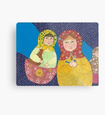 Matroushka nieces Metal Print